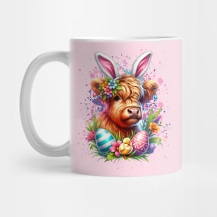 Easter Highland Cow Mug